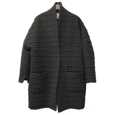 Pre-owned 5 Preview Coat In Black
