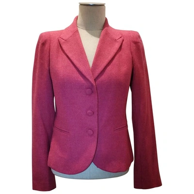 Pre-owned Agnès B. Pink Wool Jacket