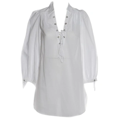 Pre-owned Anne Fontaine Cotton Top In Other