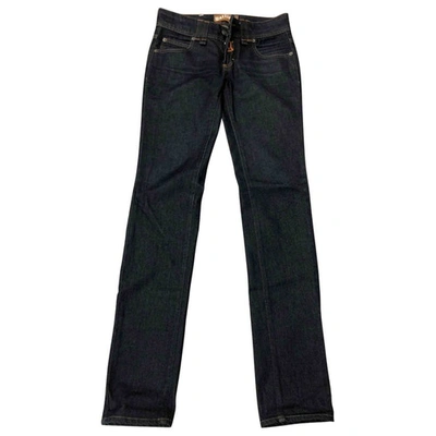 Pre-owned Galliano Straight Pants In Blue