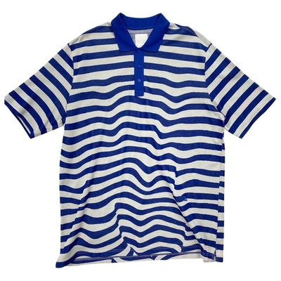 Pre-owned Napapijri X Martine Rose Polo Shirt In Blue