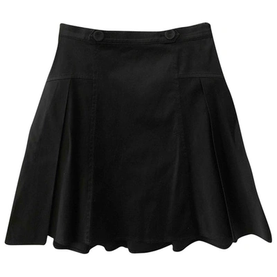 Pre-owned Anna Molinari Mid-length Skirt In Black