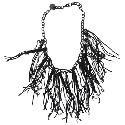 Pre-owned Ikks Necklace In Black