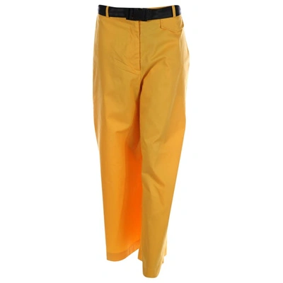 Pre-owned The Ragged Priest Large Pants In Yellow