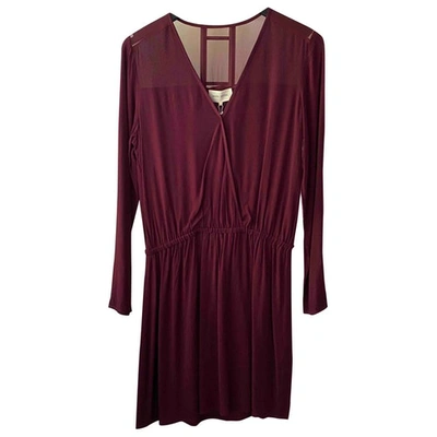 Pre-owned Marie Sixtine Mid-length Dress In Burgundy