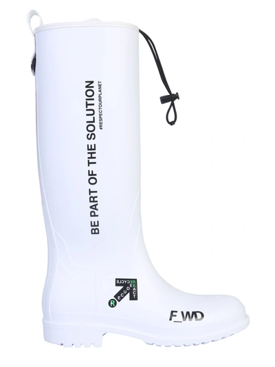 Forward Rubber Boot Unisex In White