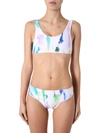 Etre Cecile Être Cécile Watercolour Print Bikini Bottom In Multicolour