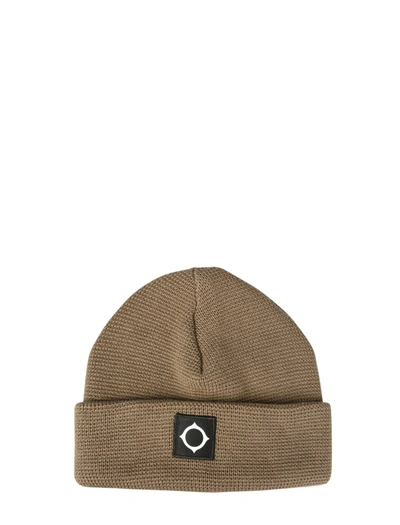 Ma.strum Ma. Strum "milano" Knit Hat In Brown