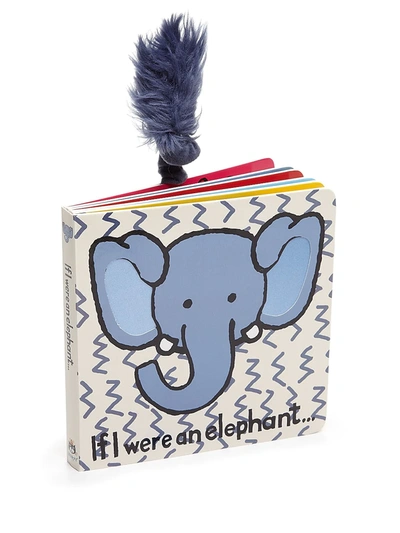 Jellycat Babies' 'if I Were An Elephant' Board Book In Blue
