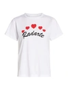 RODARTE RADARTE HEART-PRINT T-SHIRT,400013212659