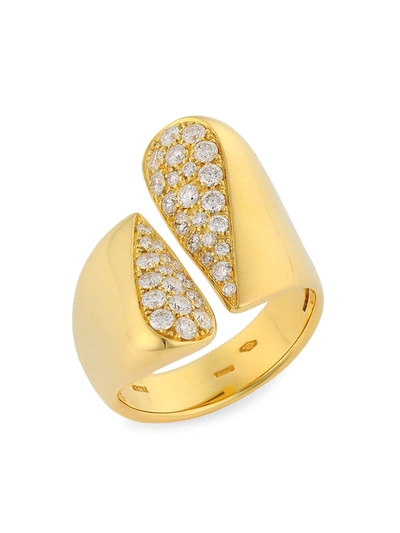 Alberto Milani Via Brera 18k Yellow Gold & Diamond Ring