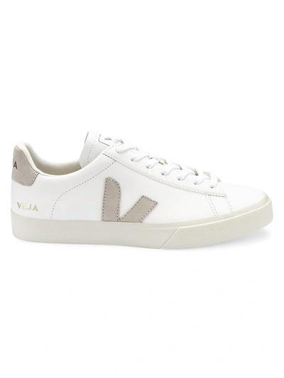 Veja Campo Leather-trim Low-top Sneakers Sneakers In White