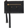 BALENCIAGA BALENCIAGA BLACK ZIPPER NEO CLASSIC WALLET