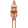 Lido Nylon Bikini Swimsuit In Brown
