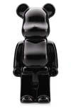 Baccarat Bearbrick Lead Crystal Bear In Black