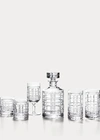 Polo Ralph Lauren Hudson Plaid Beverage Glass In Clear