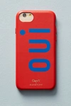 Casetify Clare V. X  Oui Leather Iphone Case By  In Red Size M