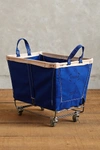 Steele Canvas Basket Corp. Medium Mobile Canvas Bin By  In Blue Size M