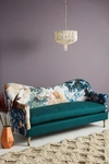 Anthropologie Judarn Pied-a-terre Sofa By  In Blue Size 83 In
