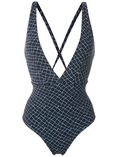 Esc Rede Printed One-piece In Black