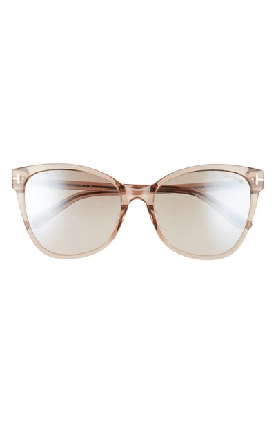 Tom Ford Ani Cat Eye Sunglasses TOM FORD Ani 58mm Gradient Cat Eye Sunglasses | Nordstromrack main image 4