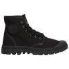 Palladium Pampa Hi Canvas Boots In Black In Black/black