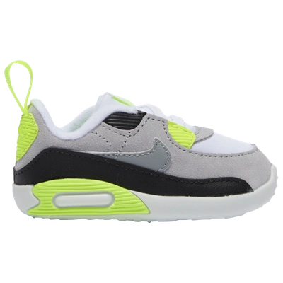 Nike Kids' Boys  Air Max 90 In White/particle Grey/lt Smoke Grey