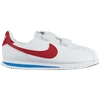 Nike Kids White & Red Cortez Basic Sl Little Kids Sneakers In White/varsity Red/varsity Royal