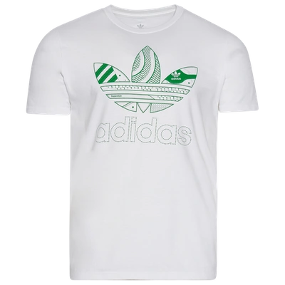 Adidas Originals Mens Adidas Superstan T-shirt In White/green
