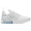 Nike Boys  Air Max 270 In White/white/met Silver