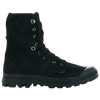 Palladium Man Ankle Boots Black Size 10 Textile Fibers In Black/metal