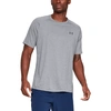Under Armour Men's Sportstyle Left Chest Short Sleeve In Steel Light Heather/black