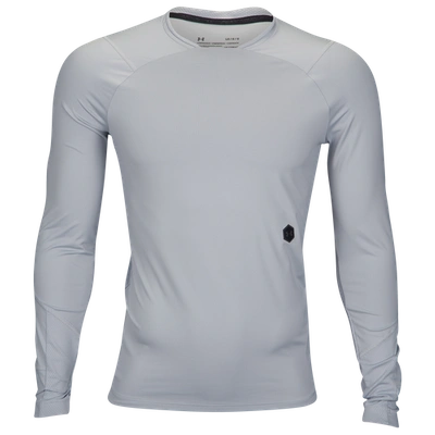 Under Armour Rush Compression Long Sleeve T-shirt In Mod Grey/black