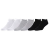 Csg Mens  6pk No Show Socks In White/grey/black