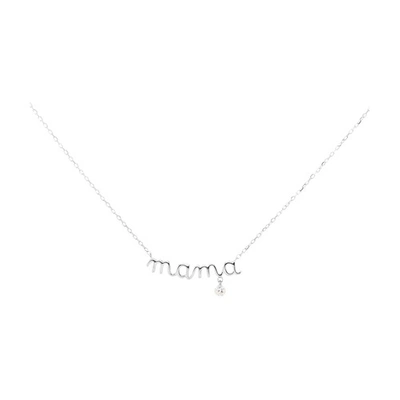 Persée Necklace Mama Diamond In White Gold