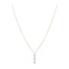 Persée Women's Danaé 18k Yellow Gold & 3 Vertical Diamond Necklace