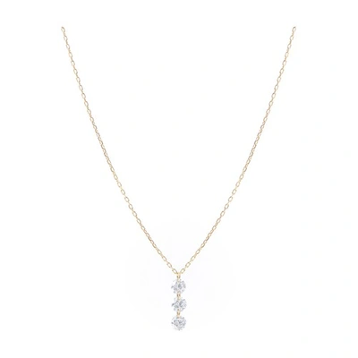 Persée Women's Danaé 18k Yellow Gold & 3 Vertical Diamond Necklace