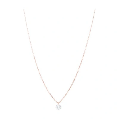 Persée Necklace Danaé Diamond 0,15 In Rose Gold