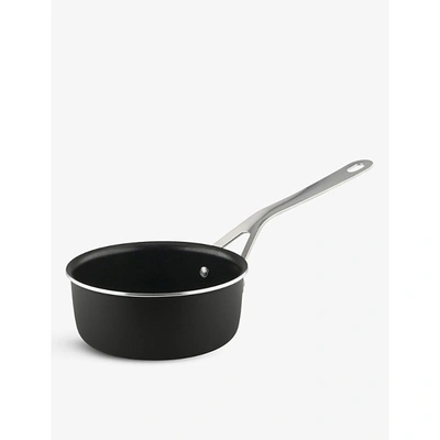 Alessi Black Aluminium And 18/10 Stainless Steel Saucepan