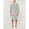 Yves Delorme Womens Platine Étoile Medium Terry Bath Robe In Platine