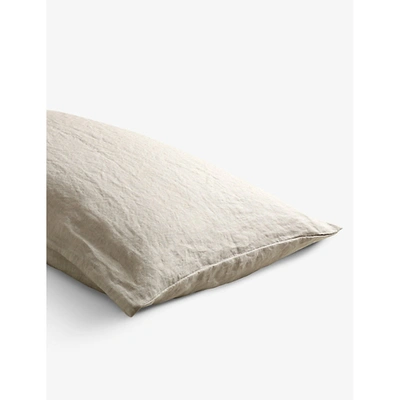 Piglet Brown Standard Linen Pillowcases Set Of Two Standard