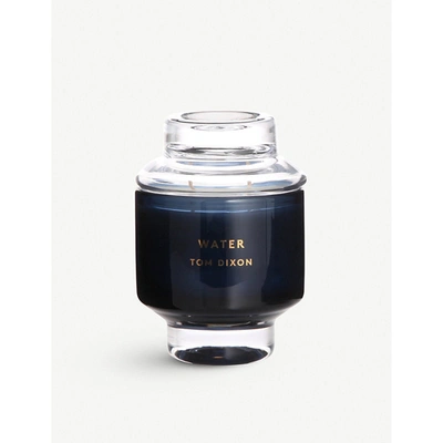 Tom Dixon Blue Elements Water Candle Medium In Na