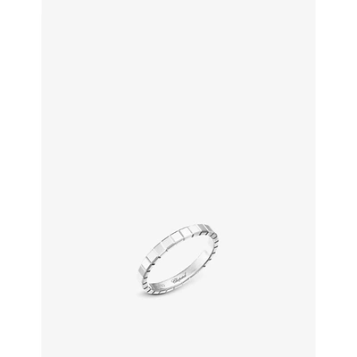 Chopard Ice Cube 18ct White-gold Ring In Fairmined White Gold