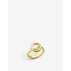 Chopard Happy Diamonds Icons 18ct Yellow-gold And 0.15ct Diamond Ring In Yellow Gold