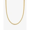MISSOMA MENS GOLD ROUND CURB-CHAIN 18CT YELLOW GOLD-PLATED VERMEIL SILVER NECKLACE,R03701771