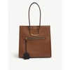 ALEXANDER MCQUEEN TALL STORY LEATHER TOTE BAG,R03682681