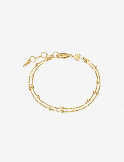 Missoma Double 18ct Yellow Gold-plated Vermeil Sterling Silver Bracelet