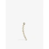 ROXANNE FIRST DIAMOND AND 14CT YELLOW-GOLD CRAWLER EARRING,R03711746