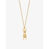 MISSOMA ROCK ON 18CT GOLD-PLATED BRASS NECKLACE,R03698741