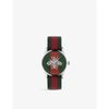 GUCCI YA1264148 G-TIMELESS NYLON AND STAINLESS STEEL WATCH,R03669030